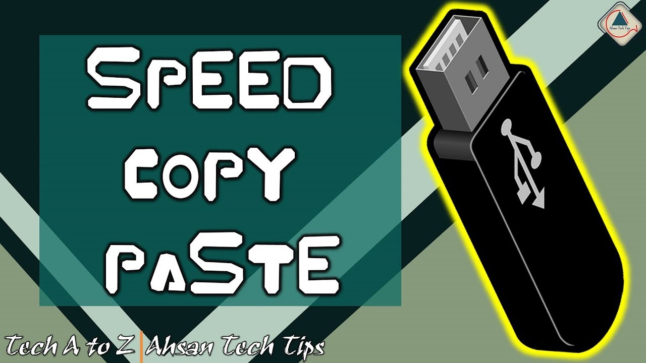 পেনড্রাইভে খুব দ্রুত ফাইল কপি করার পদ্ধতি || Speed Copy Paste || Ahsan ...