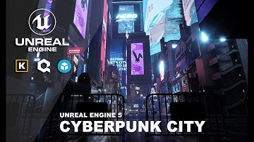 CYBERPUNK CITY  |  UNREAL ENGINE 5  |  @UnrealEngine