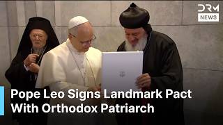 Download Lagu FULL CEREMONY: After Doxology, Pope Leo XIV Signs Landmark Pact With Orthodox Patriarch | AK1G MP3