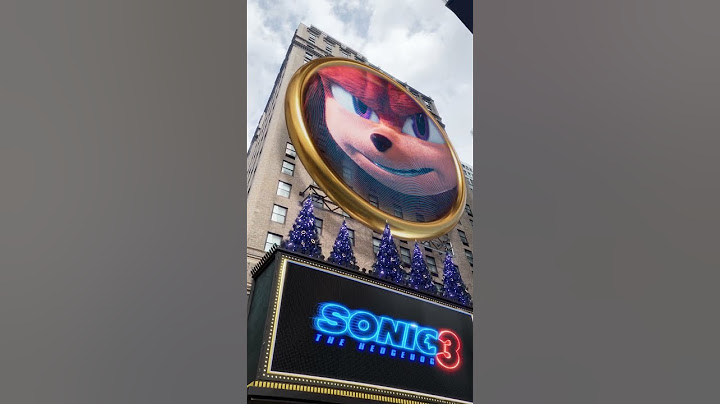 Life moves FAST in New York City. #SonicMovie3