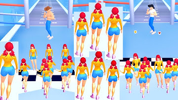 Girls Attack! Join & Clash 🏃‍♀️🌈All Levels Walkthrough Android, iOS Gameplay New UPDATE (PART-1)