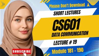 CS601 Short Lecture 19 | Data communication 🌟