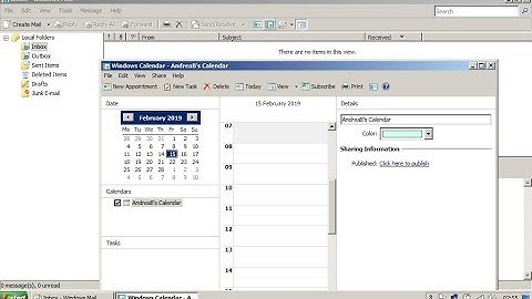 Enable Windows Calendar To Open In Windows Mail On Windows 7 & 8.