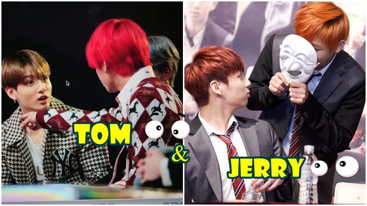 TAEHYUNG and JUNGKOOK (태형 & 정국 BTS) TOM & JERRY Ver.