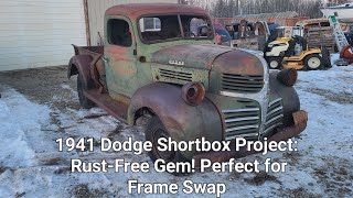 1941 Dodge Shortbox Project: Seized Rust-Free Gem! Perfect for Frame Swap by rusted and restored auto 2,852 views 4 months ago 1 minute, 46 seconds