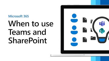 When to use Teams and SharePoint