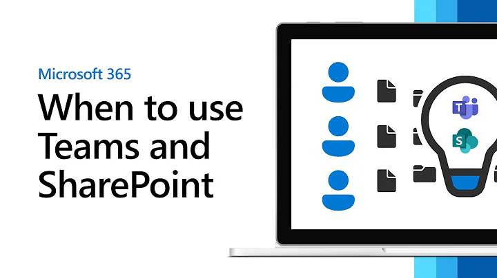 When to use Teams and SharePoint