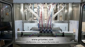 Auto Eight Head Adhesive Filling Machine   Servo Based