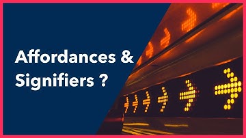 Affordances and Signifiers in UX design