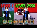 Noob to max level with only gamepasses in blox fruits full movie