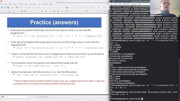 W1: Intro to Unix command line - Day 3