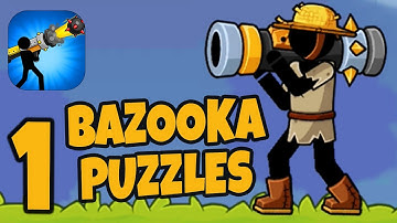 Boom Stick: Bazooka Puzzles - (Level 1-10) - Gameplay Walkthrough Part #1