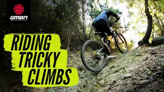 How To Ride Hard Climbs On Your Mountain Bike | Short \& Steep Climbs
