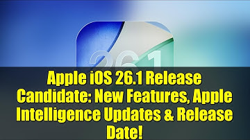 Apple iOS 26.1 Release Candidate: New Features, Apple Intelligence Updates & Release Date!