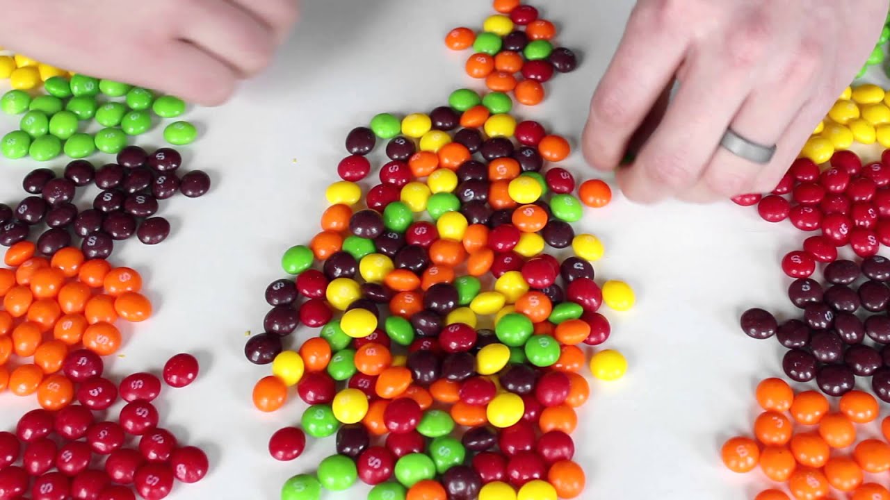 Sorting Colors With Skittles YouTube