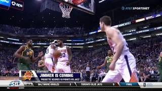 Jimmer Fredette scores 10 points against Jazz