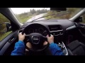 2008-2016 Audi Q5 2.0 TDI 60 FPS POV Driving in the rain