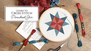 Learn to Cross Stitch Tutorial | Shabby Fabrics