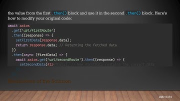 How to Use axios Response Data in Another Request in React