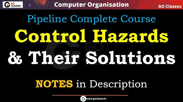 Pipeline Lec 5 - Control Hazards | Branch Prediction | with NOTES | Pipeline Complete Course