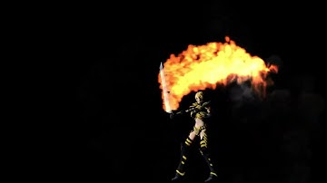 Creating an Epic Flaming Sword with PyroSim Fire Simulations