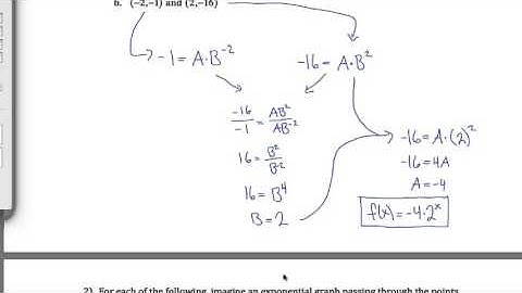 Exponential Functions Quiz