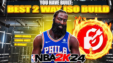 THIS 2 WAY SLASHING PLAYMAKER BUILD IS THE BEST BUILD IN NBA 2K24! GAME BREAKING BEST DEMI GOD BUILD