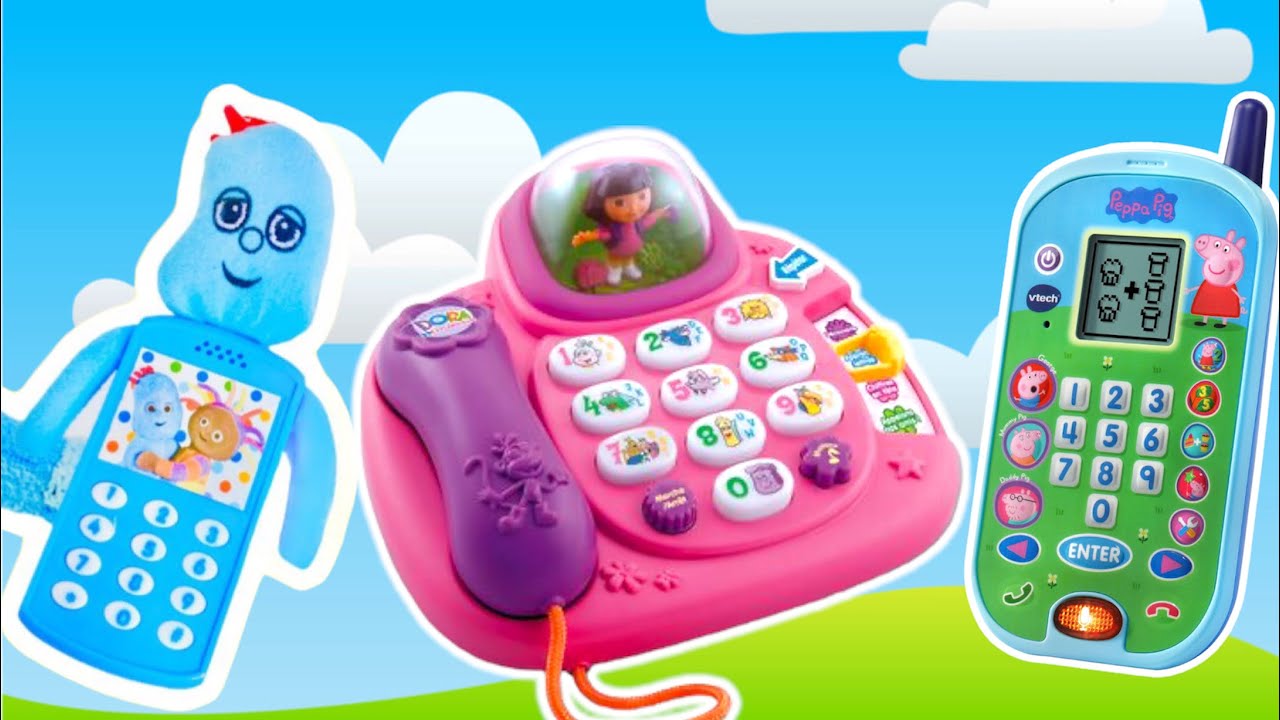 Learning Numbers with Toy Phones Peppa Pig DORA In The Night Garden