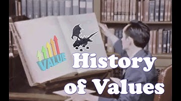 De geschiedenis van waarden in Adopt Me!