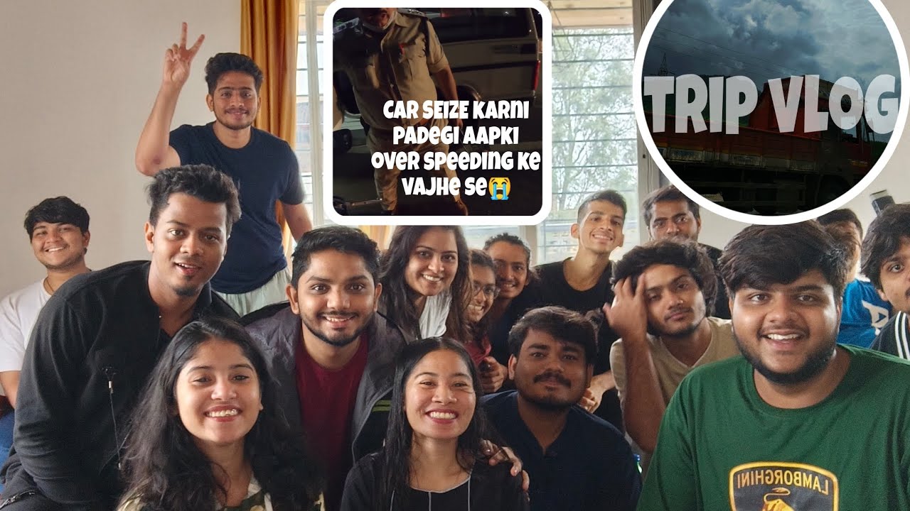 TRIP PE NIKALTE HI POLICE NE KAHA CAR SEIZE HOGI😭 #amsvlogs #mumbai #vlog #youtube