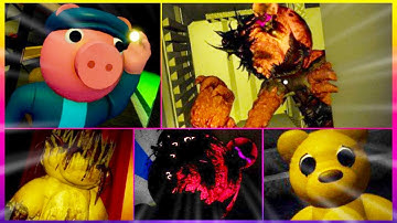 Piggy The Result of Isolation: Resurrect - ALL CHAPTER 2 STATION(?) JUMPSCARES!?!?