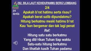 Lagu Sion No.292 BILA LAUT KEHIDUPANMU BERGLOMBANG