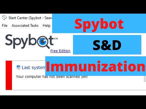 How to Use Spybot Search and Destroy Immunization (2.9, FREE, 2022)