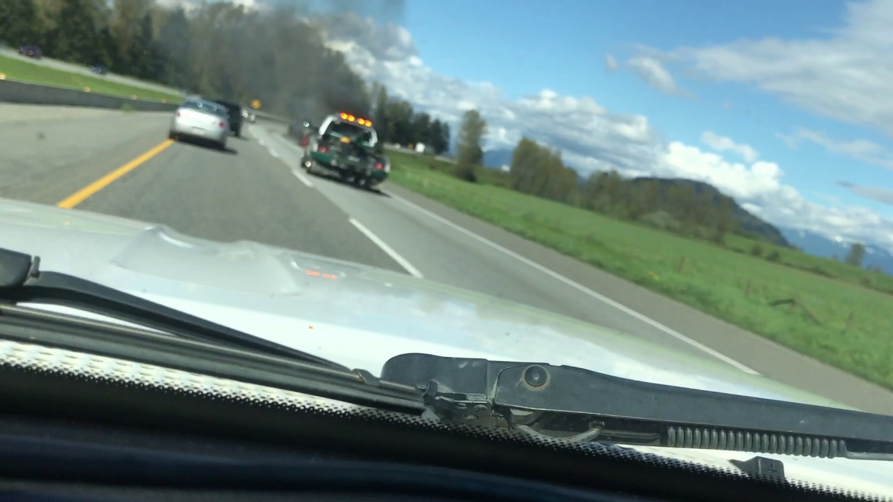 Car on fire YouTube