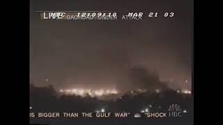 NBC News - Iraq War - 2003-03-21 - 1 p.m. (E) ("Shock and Awe")