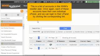 What is the difference between WebHost Manager WHM 11.34 and cPanel
