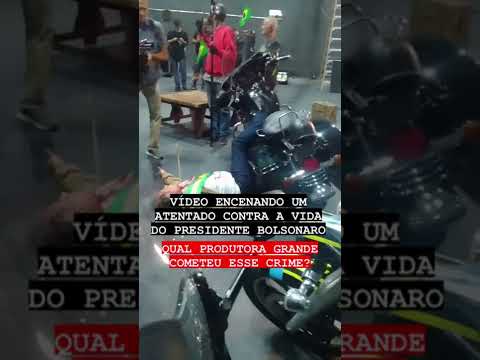 Morte de Bolsonaro é ensaiada em vídeo que simula uma motociata do presidente!