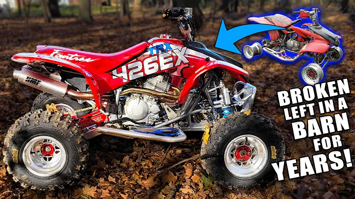 Abandoned Honda 400EX saved after sitting for DECA...