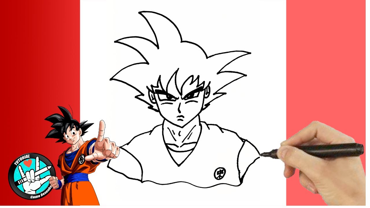 Como Desenhar o Goku — 19 Passos para o Desenho Perfeito, by Camilabbmc