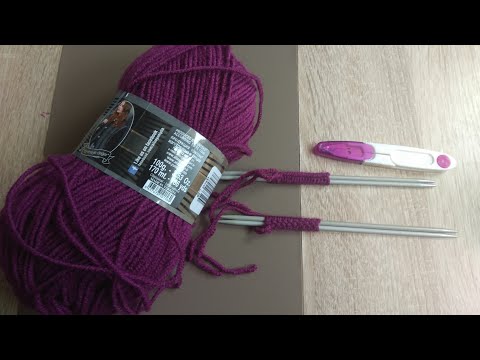 Osnove pletenja/how to knit,  nametanje očica/početni red