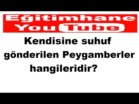 Video: Suhuf'un anlamı nedir?