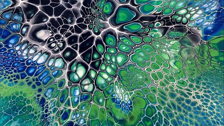 #209.  Bonus Video— Spin Art on a cake stand! / bloom technique / sheleeart / sheleeart technique