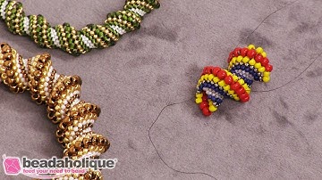 How to Do a Seamless Join in a Cellini Spiral in Beadweaving