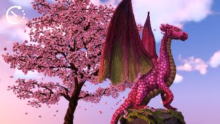 Building a Majestic Spring Dragon in Minecraft