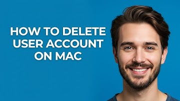 How To Delete User Account On Mac - GUIDE!