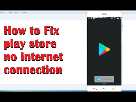 How to fix no internet connection retry error message in play store in Hindi | Solve no Internet