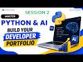 Master Python & AI: Build Your Developer Portfolio