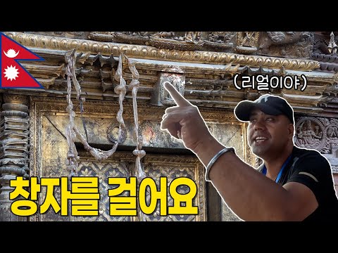 네팔 명절엔 창자를 빨래 마냥 걸어둬요