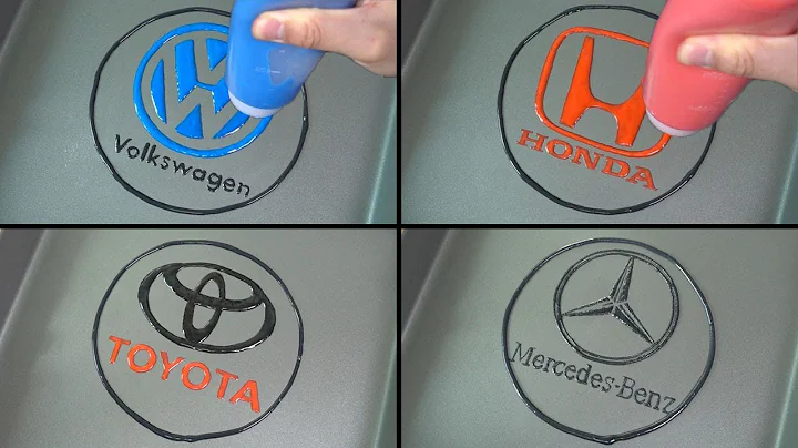 Car Brand Logos Pancake art -  Volkswagen, Honda, Toyota, Mercedes Benz - DayDayNews