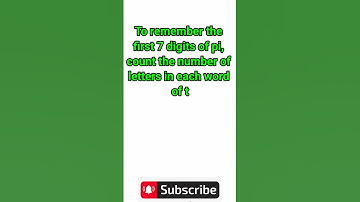 pi day | simple Math tricks | Memorize tricks | calculate pi | Value of pi | #shorts